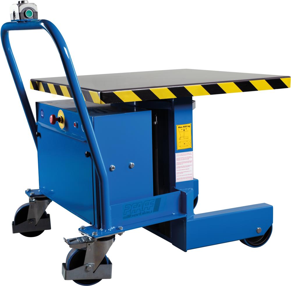 Werkzeughubtisch HT08M Plattform B800xT750 mm Bereifung PUR/PUR Tragkraft 800 kg