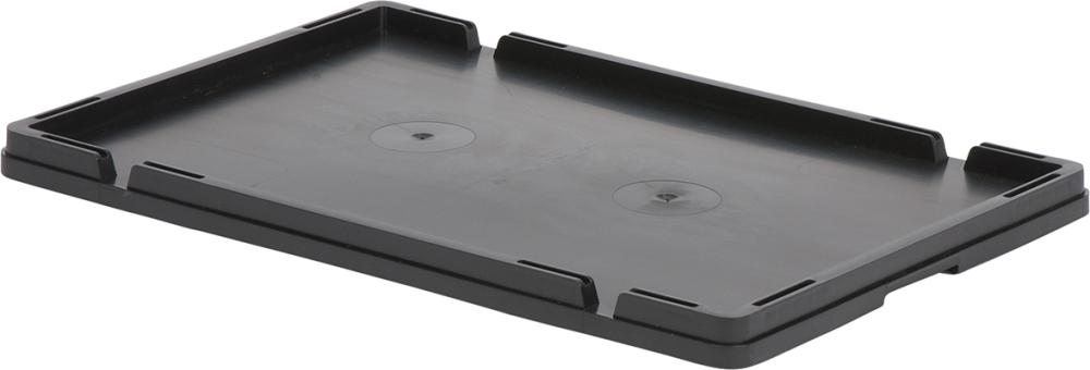 Stülpdeckel schwarz DTK 600, schwarz LA-KA-PE