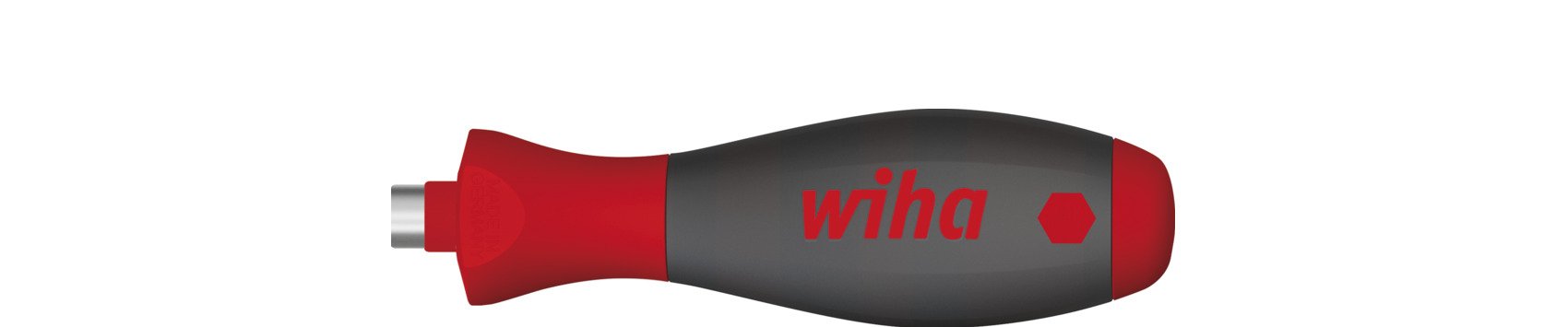 Wiha Schraubendreher mit Bithalter SoftFinish® magnetisch 1/4" 112 mm (32160)