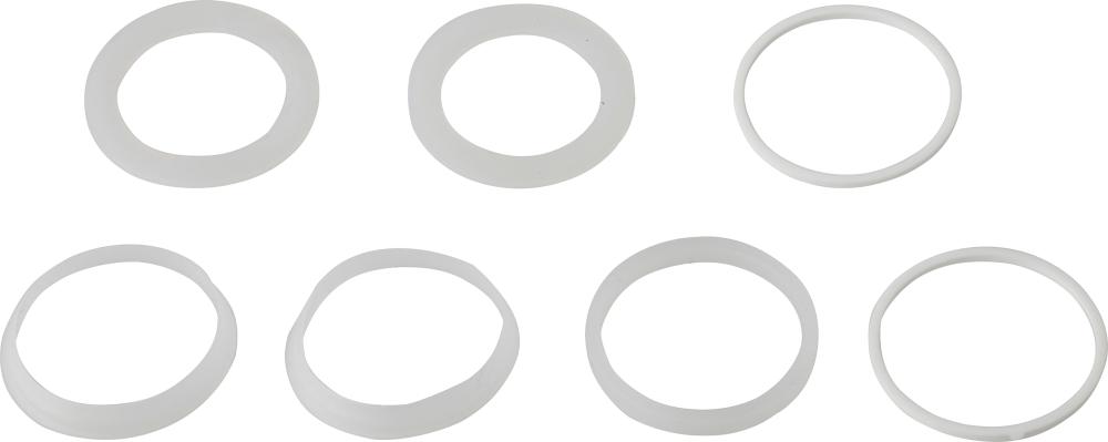 Siphondichtung-Sortiment Silikon, 1 1/2" x 40 mm, für Spültisch (7x)