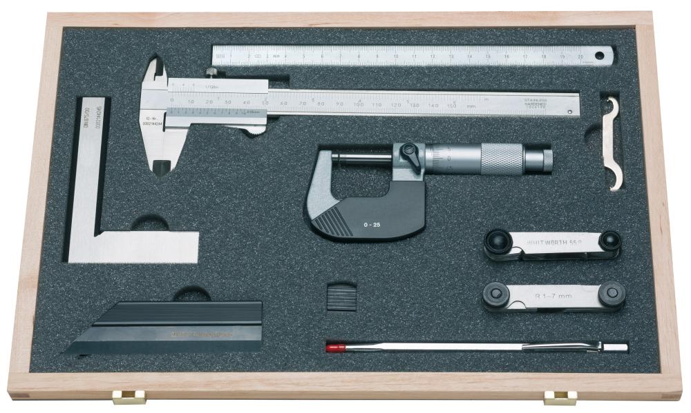 Messzeug-Satz 8-teilig mit TaMS TWIN FORMAT
