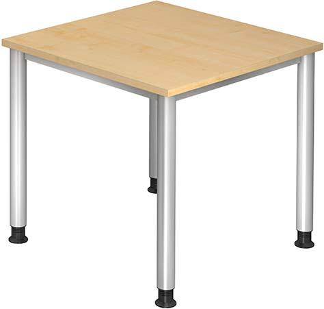 Schreibtisch Ahorn 800x800 mm H-Serie
