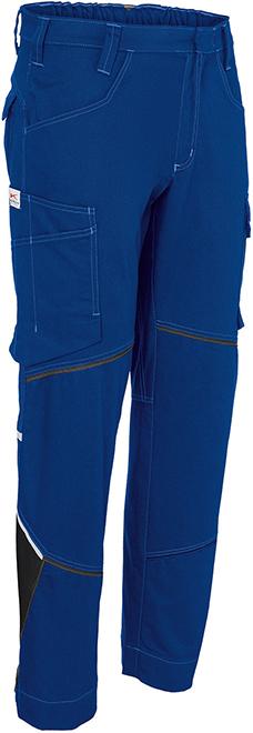 Hose ICONIQ, Cotton, königsblau/schwarz , Gr.52