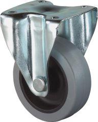 Bockrolle 50mm,A210 Platte,Gummirad,GL A210.A80.050 BS ROLLEN
