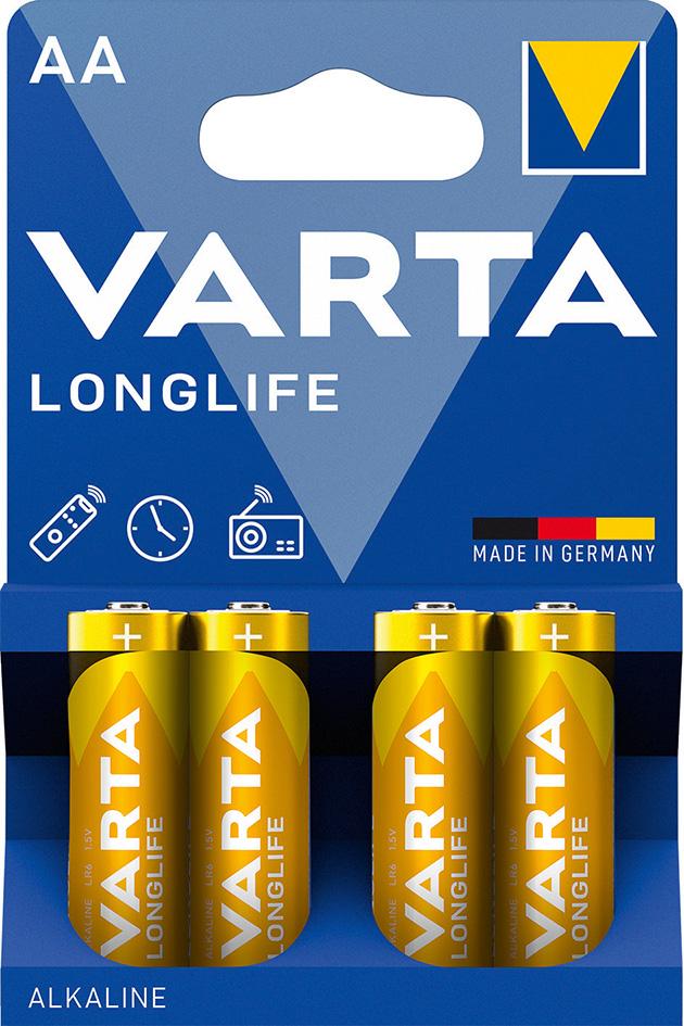 Batterie LONGLIFE VARTA AA 4er Blister