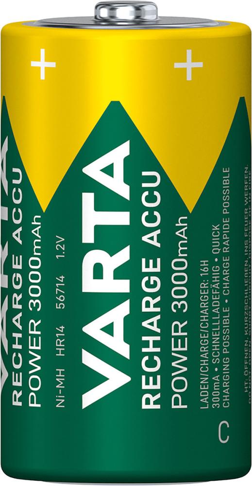 Batterie RECHARGEABLE Akku C 3000mAh VARTA