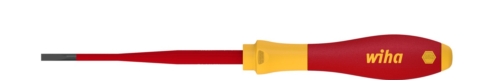 Wiha Schraubendreher SoftFinish® electric slimFix Schlitz 4,0 mm x 100 mm (35390)