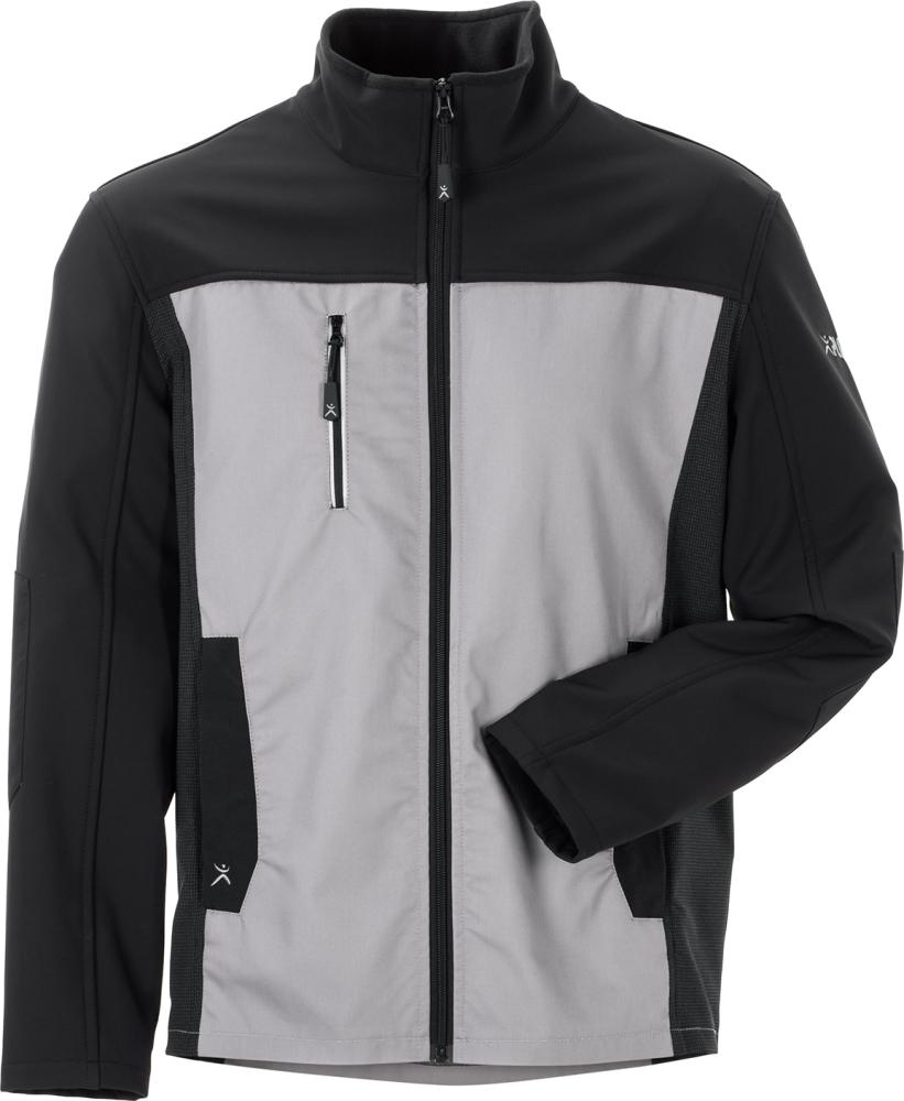 Hybridjacke, zink/schwarz, Gr.58 Norit