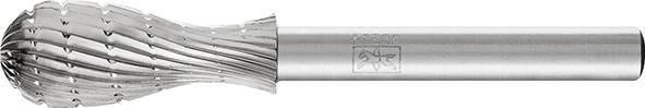 Frässtift HSS Keulenform 641230 3 6mm 12x30mm Pferd