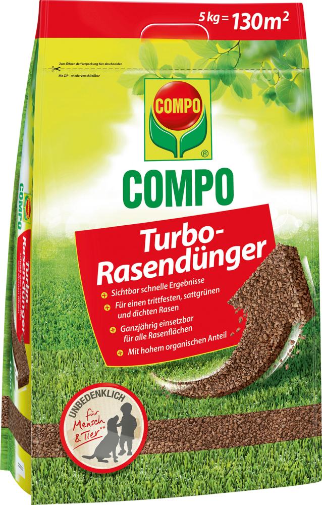 Turbo-Rasendünger 5 kg Beutel