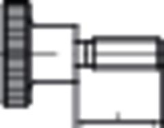 DIN 464 Edelstahl A1 M8x20 HP