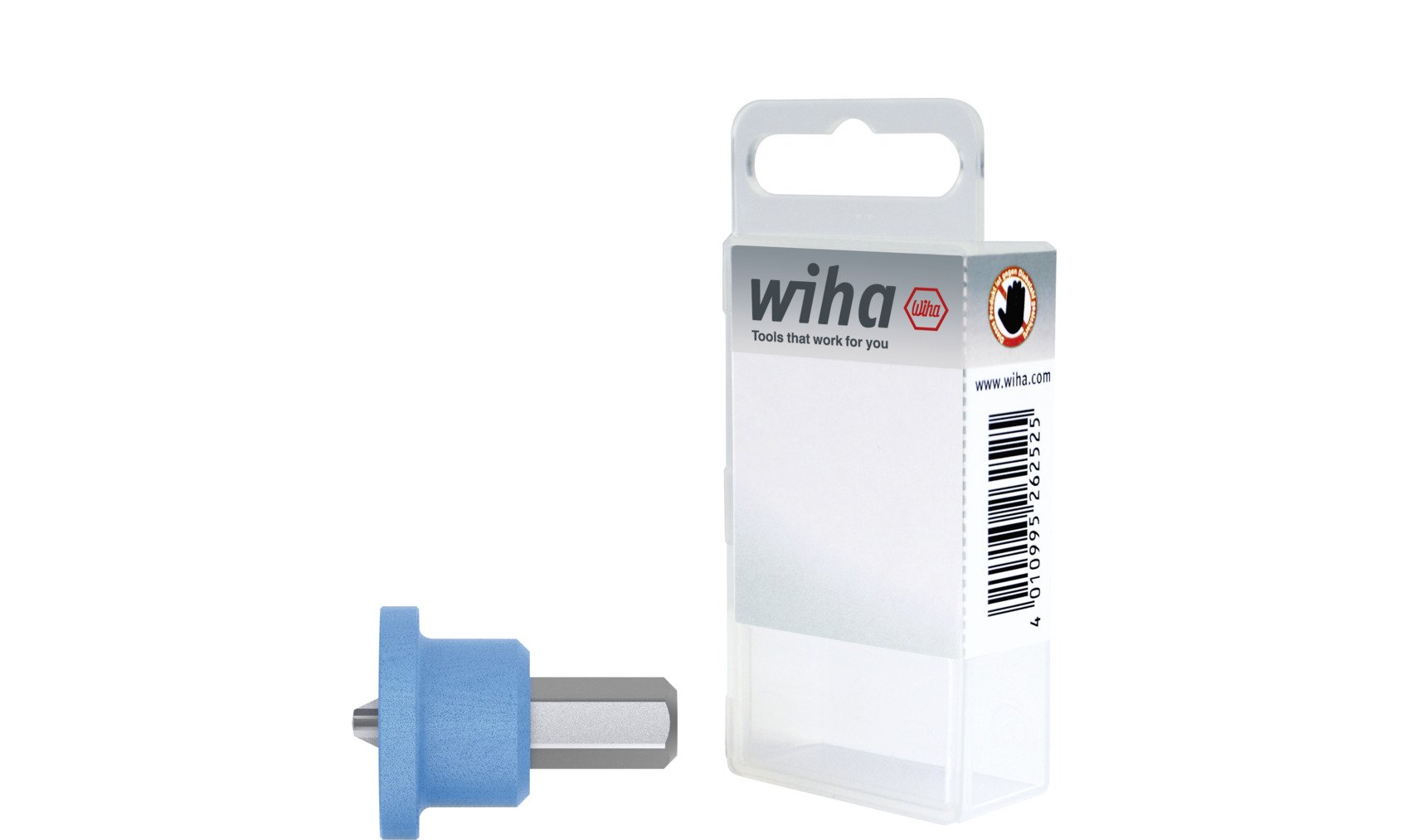Wiha Bit DryWall Stop 25 mm Phillips (PH2) 2 St-. 1/4" C6,3 in Box (27077)