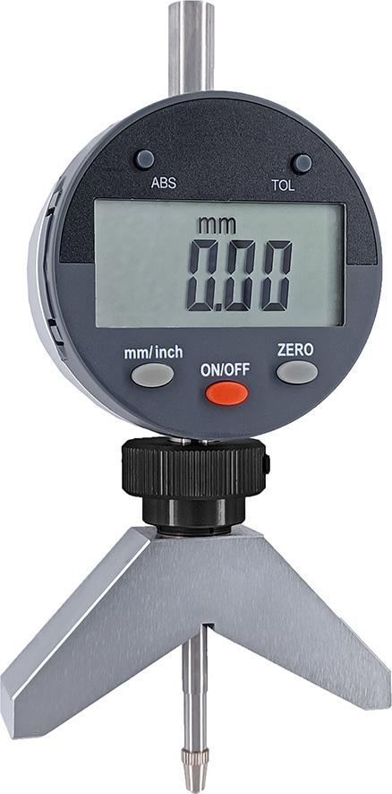 Dig.-Tiefenmessgerät 25mm inkl. prismatischer Messbrücke FORMAT