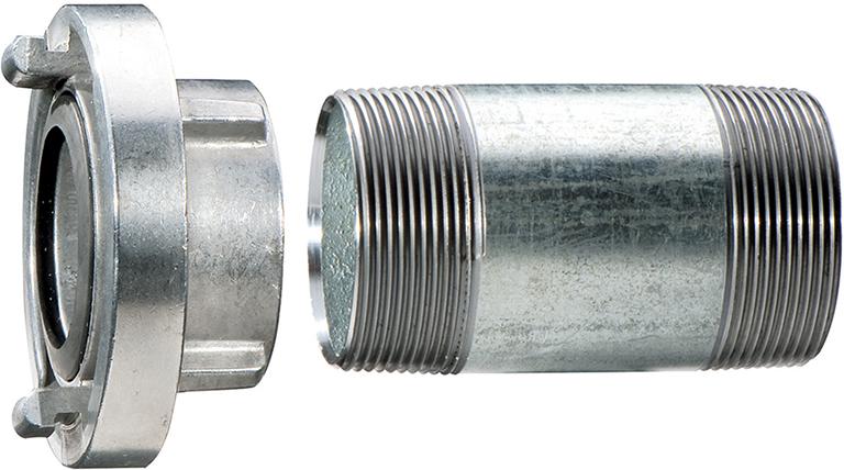 Storzkupplung 1 1/2" m.Verlängerungsrohr 100mm