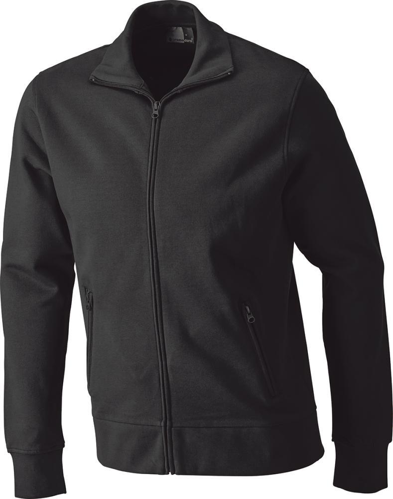 Sweatshirtjacke, Gr. M schwarz