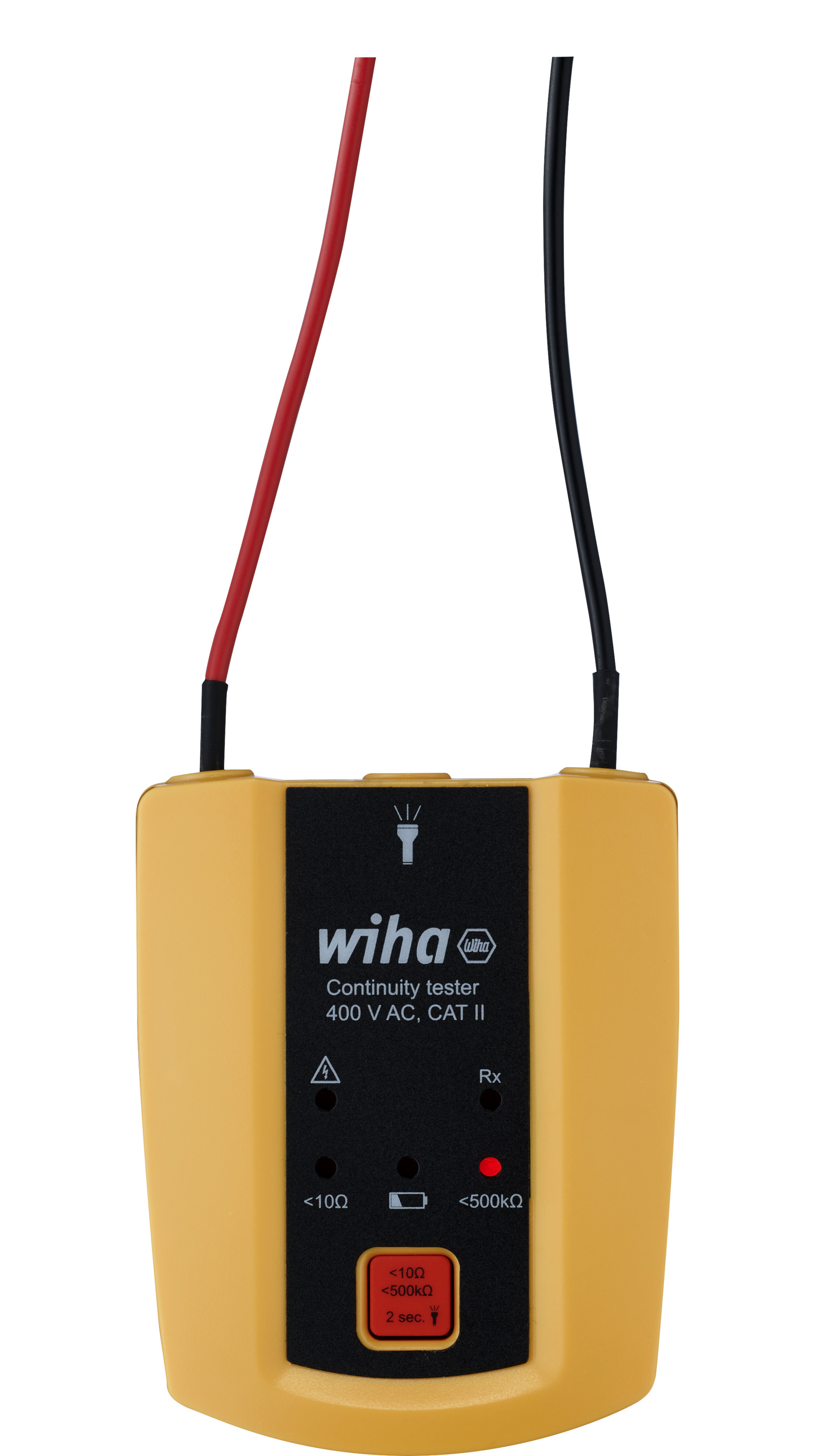 Wiha Durchgangsprüfer bis 400 V AC, CAT II inkl. 2x AAA-Batterien (45222)