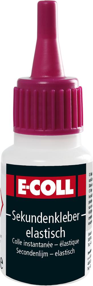 Sekundenkleber 20g elastisch E-COLL