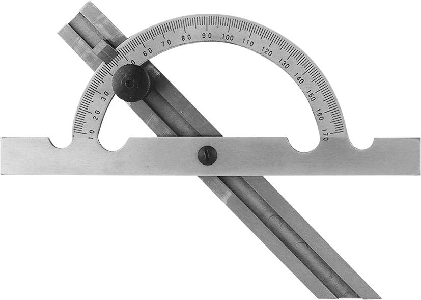 Gradmesser mit Schiene 150/300mm FORMAT