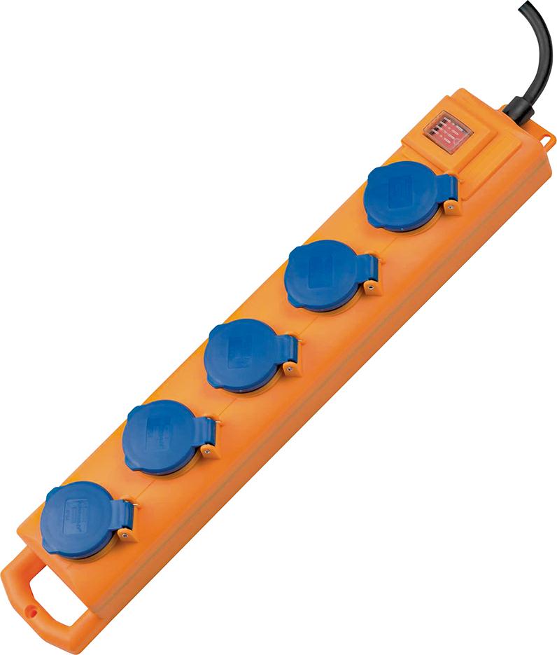 Steckdosenleiste 5-fach H07RN-F3G1,5 2m Super-Solid SL 554 Brennenstuhl