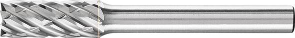 Frässtift HM zylindrisch mit Stirnverzahnung 0616 STEEL 6mm 6x16mm Pferd