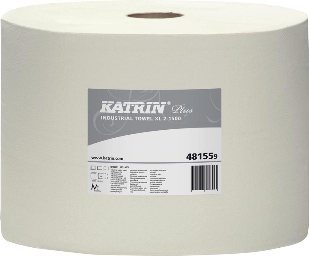 Putzpapier Katrin weiß 26,5x38cm 1500 Blatt 2-l.