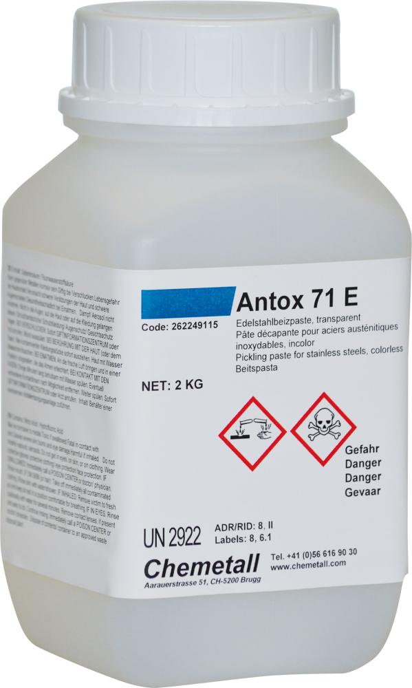 Edelstahlbeizpaste 71E 2 kg Antox