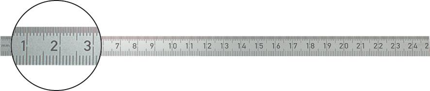 Stahlmaßstab 1000x30mm rostfrei FORMAT