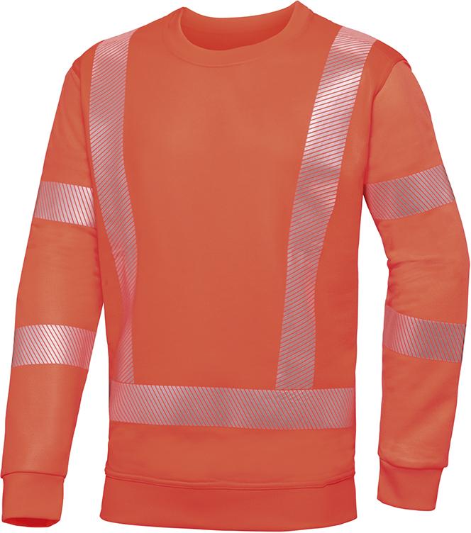 Sweatshirt 2134-873, warnorange, Gr.2XL BP Hi-Vis Comfort