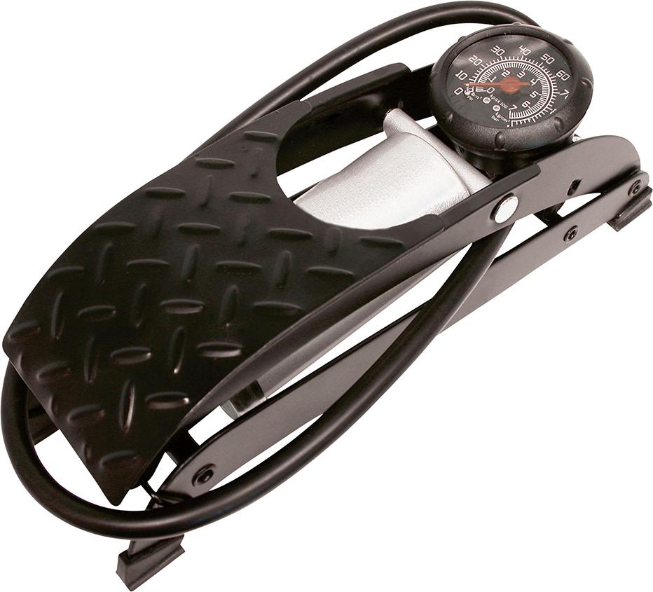 Fußluftpumpe Premium Einzylinder Schlauch 60cm