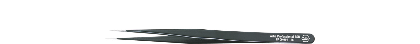 Wiha Präzisionspinzette Professional ESD Typ SS SS, 135 mm (32326)