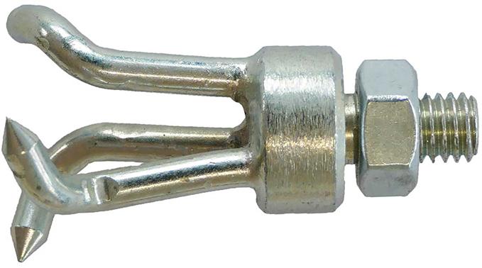 Dreizinken-Kralle Gewinde1/2" 40mm E+R