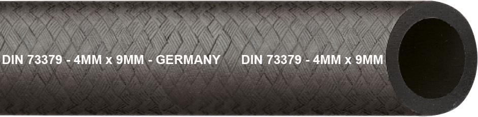 Kraftstoffschlauch Naftrex/B, NBR, schwarz, DIN 73379 Typ B, 4x2,5mm, 20m