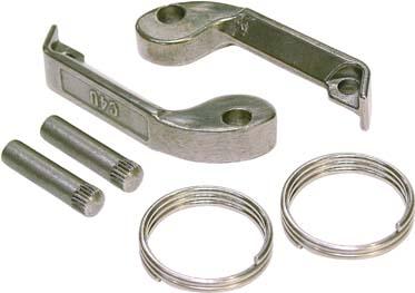 ES KAML Hebelset 1" 2Hebel,Stift+Ring AISI304