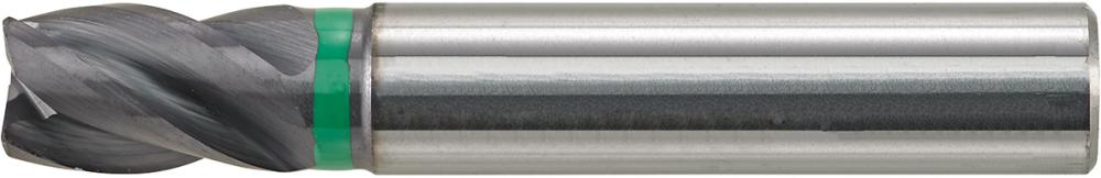Schaftfräser VHM 4mm TiAlN Typ UNI Z4 HA 35-38 Grad FORMAT