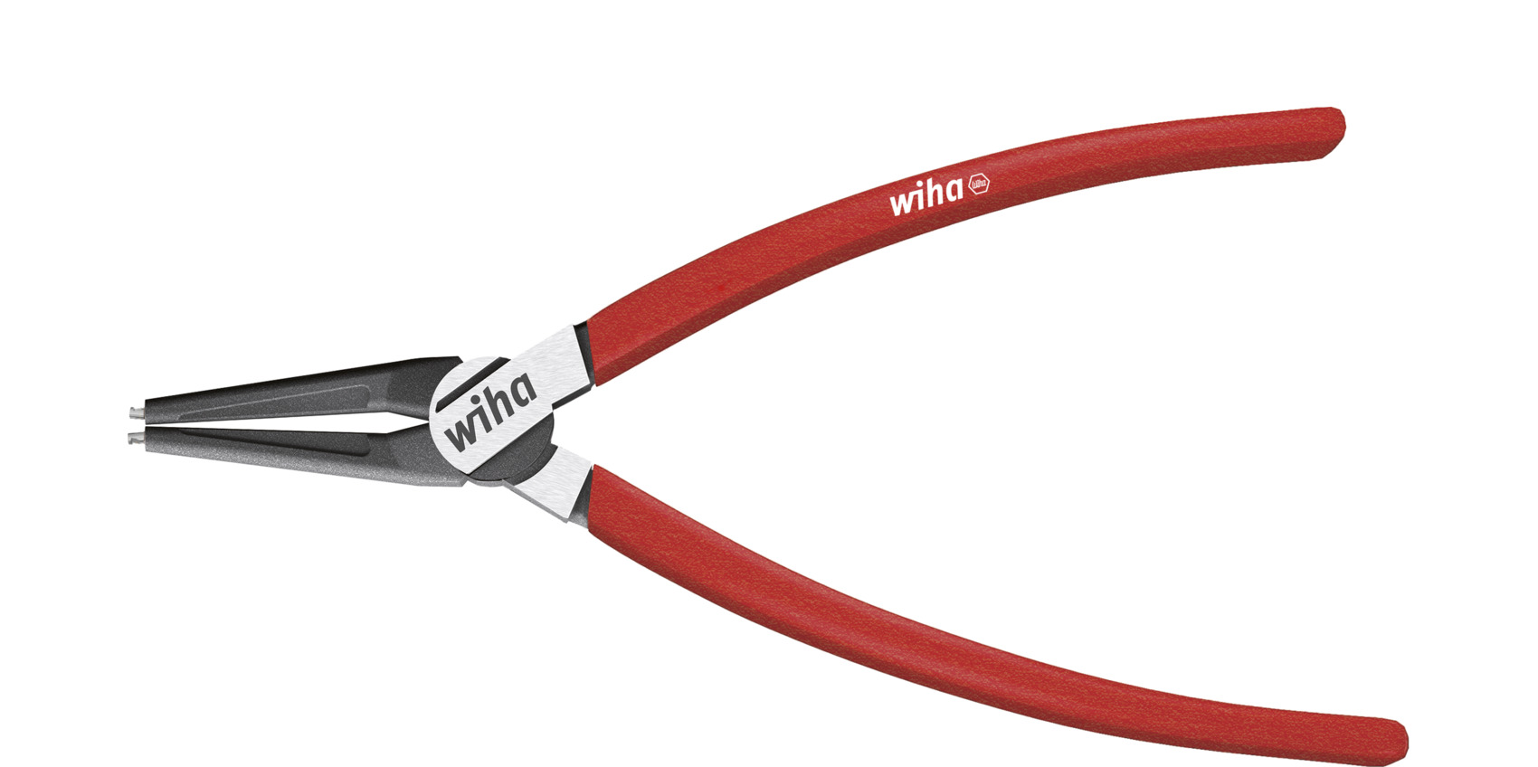 Wiha Sicherungsringzange Classic mit MagicTips® für Aussenringe (Wellen) mit gerader Form A 1, 140 mm (34699)