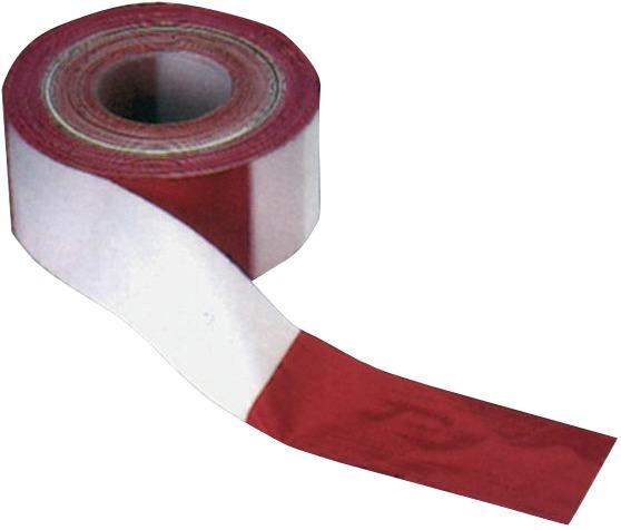 Absperrband Nr. 11, rot-weiß
