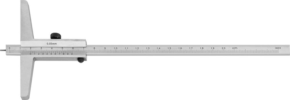Tiefenmessschieber mit Messstift 80mm 1/50 FORTIS