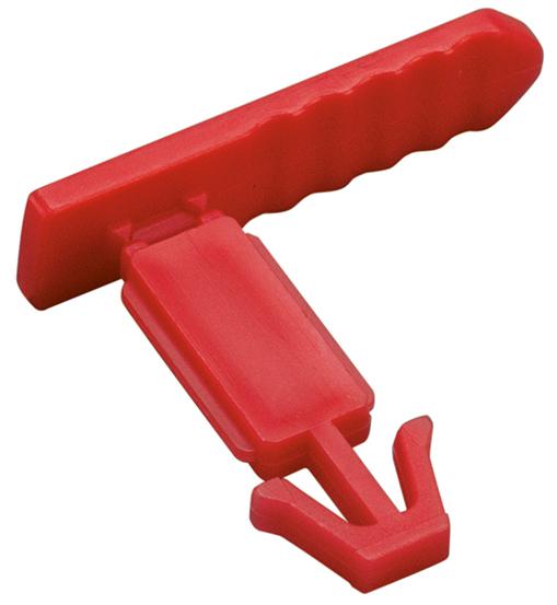 Plomben rot f.Transport-Stapelkasten VE = 500 Stk. LA-KA-PE