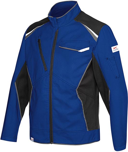 Jacke ICONIQ, Cotton, königsblau/schwarz, Gr.3XL Kübler