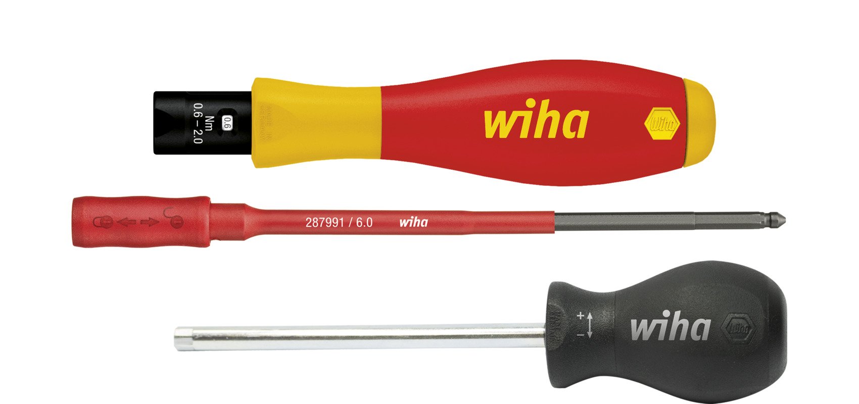 Wiha Drehmoment-Schraubendreher TorqueVario®-S electric variabel einstellbare Drehmomentbegrenzung 0.8 - 5 (26626)