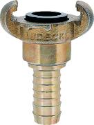 Drehbare Klauen-Kupplung ID 25 mm 1" DN 19 Lüdecke