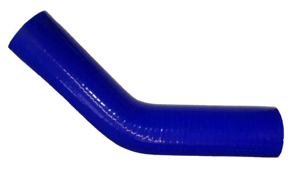 Silikon Kühlerschlauch Krümmer 90G, blau, 25x4mm, Schenkellänge: je 152mm