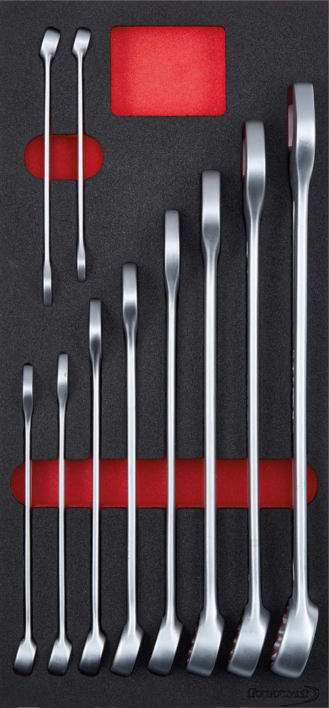 Werkzeugmodul 1/3 188x395x30mm Ring-Maulschlüssel DIN3113A FORMAT