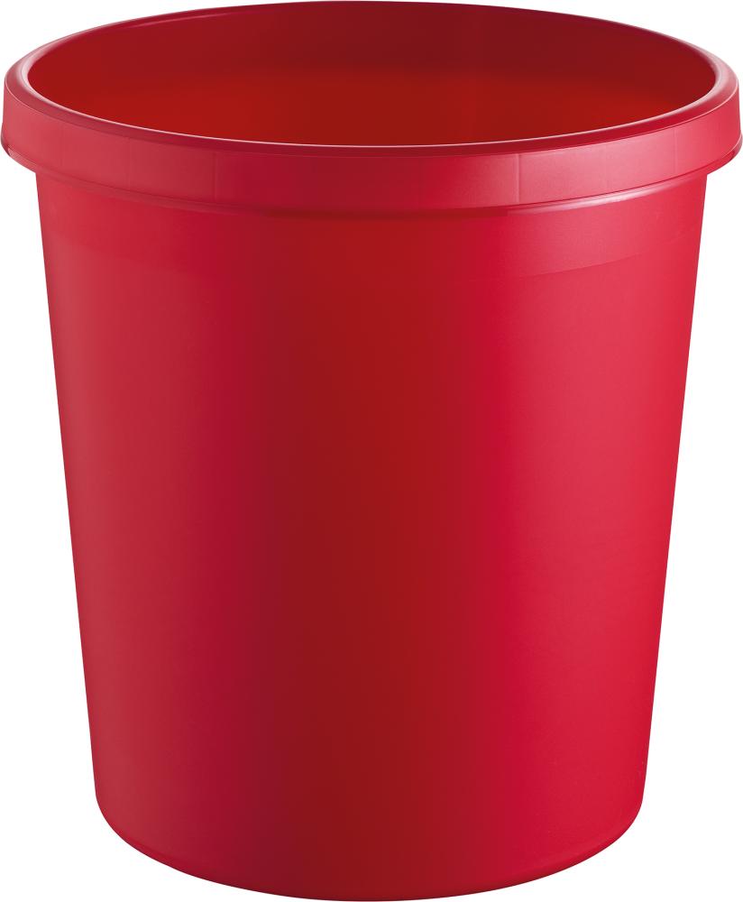Papierkorb 30 l 405 mm rot helit