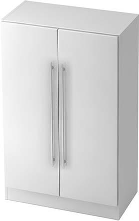Schrank Weiß 80x42x127 cm
