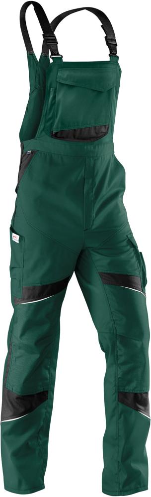 Latzhose ACTIVIQ high, Gr. 64, moosgrün/schw.