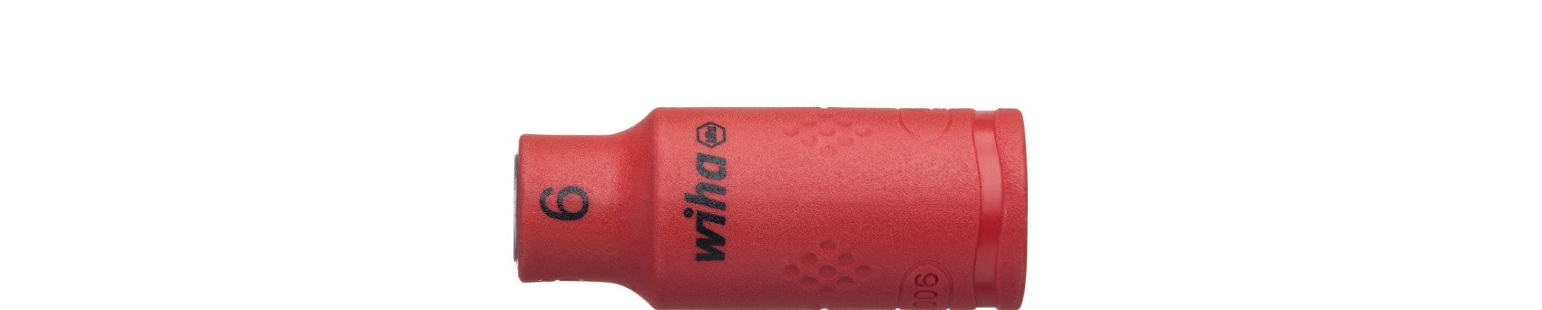 Wiha Steckschlüsseleinsatz isoliert 1/4" Außensechskant 6,0 mm x 42 mm (43091)