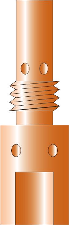 Düsenstock ERGOPLUS MB 25, M6 x 35 mm
