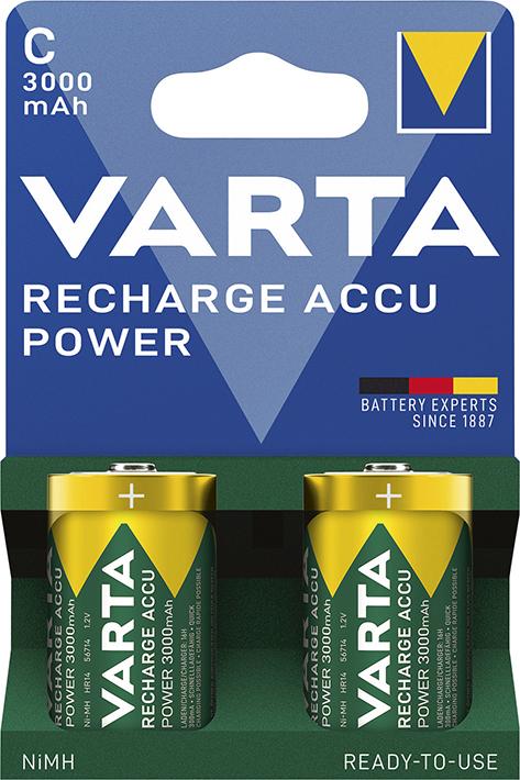 Akku RECH.ACCU C 2er Blister NiMH Kapazität 3000 mAh