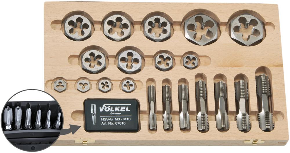 Gewindebohrer-Bit-Satz HexTap DS, blank